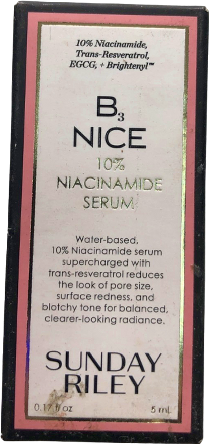 Sunday Riley B3 Nice 10% Niacinamide Serum Mini 5ml