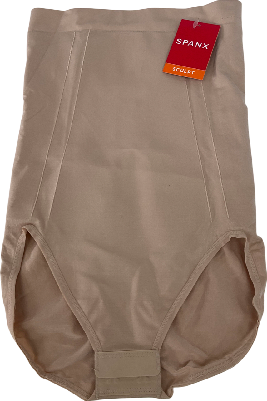 Spanx Sculpt High Waisted Briefs In Soft Nude UK S