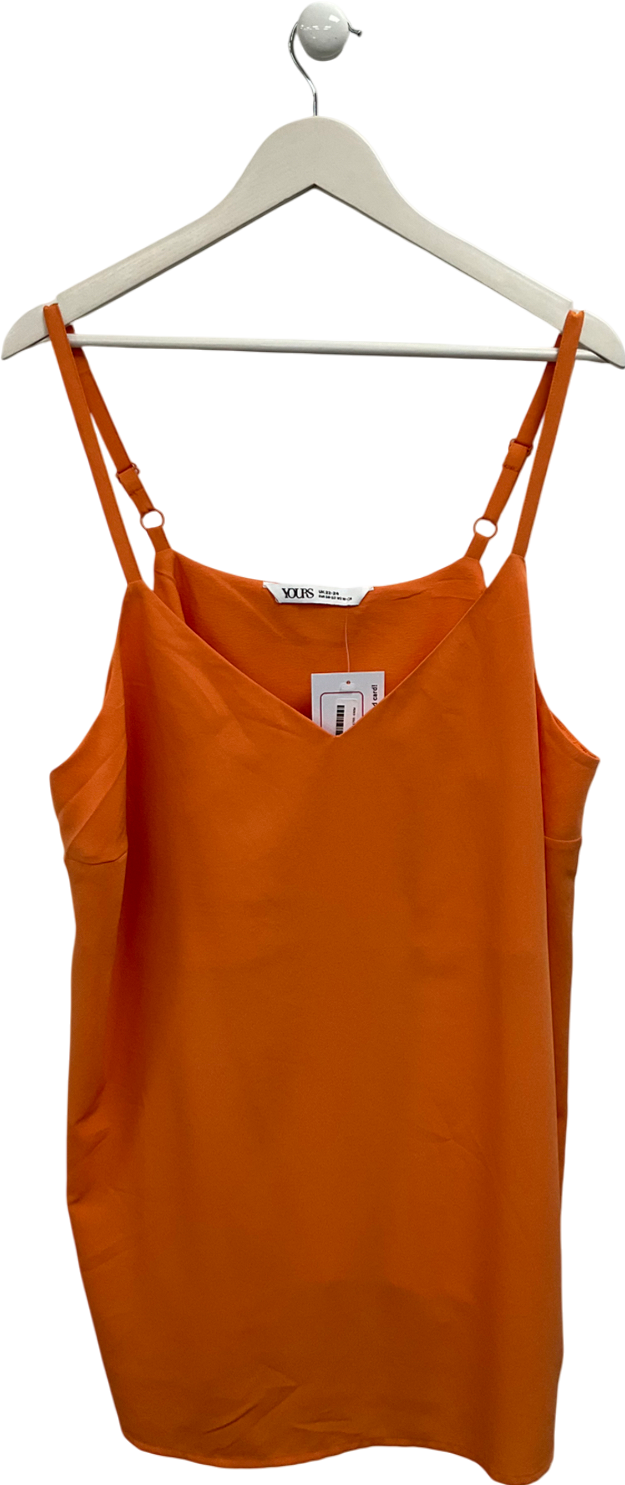 Yours Orange Vest Top UK 22