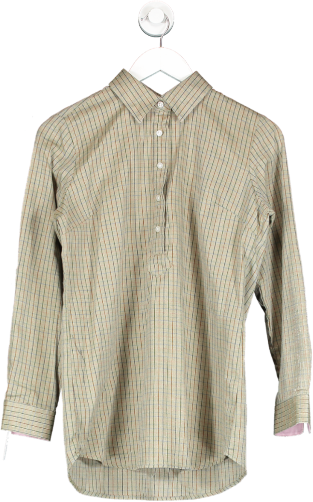 rydale Beige Long Sleeve Hannah Shirt UK 10