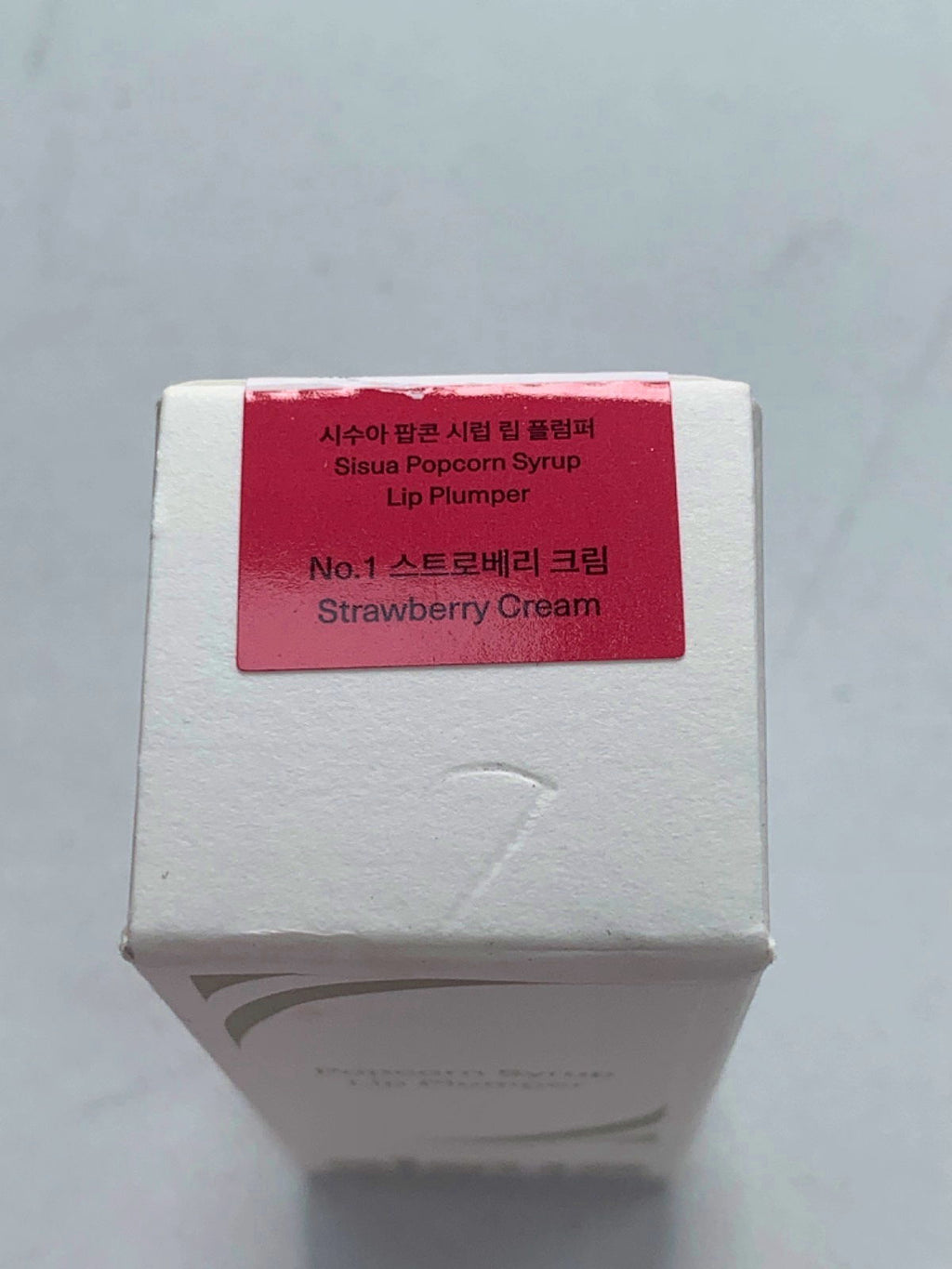 Sisua Popcorn Syrup Lip Plumper Strawberry Cream