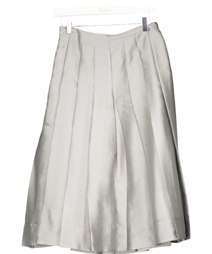 Arket Grey A-line Taffeta Skirt UK 8