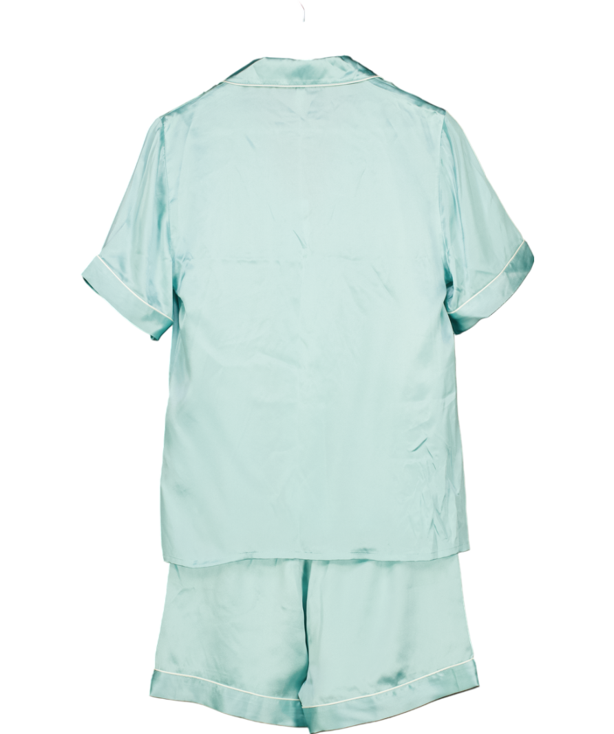 intimissimi Green Shirt & Shorts Satin Pyjamas UK S