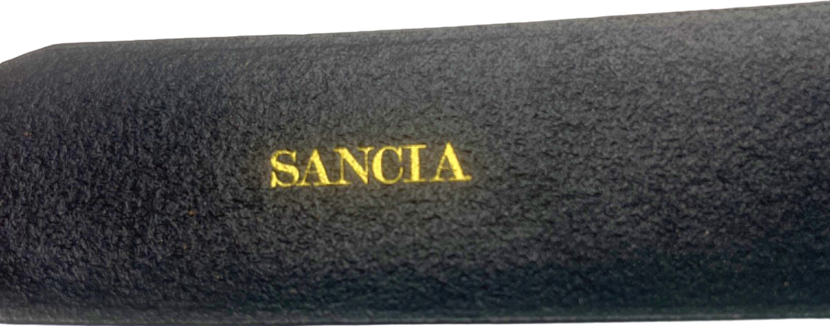 Sancia Black Leather Belt UK S