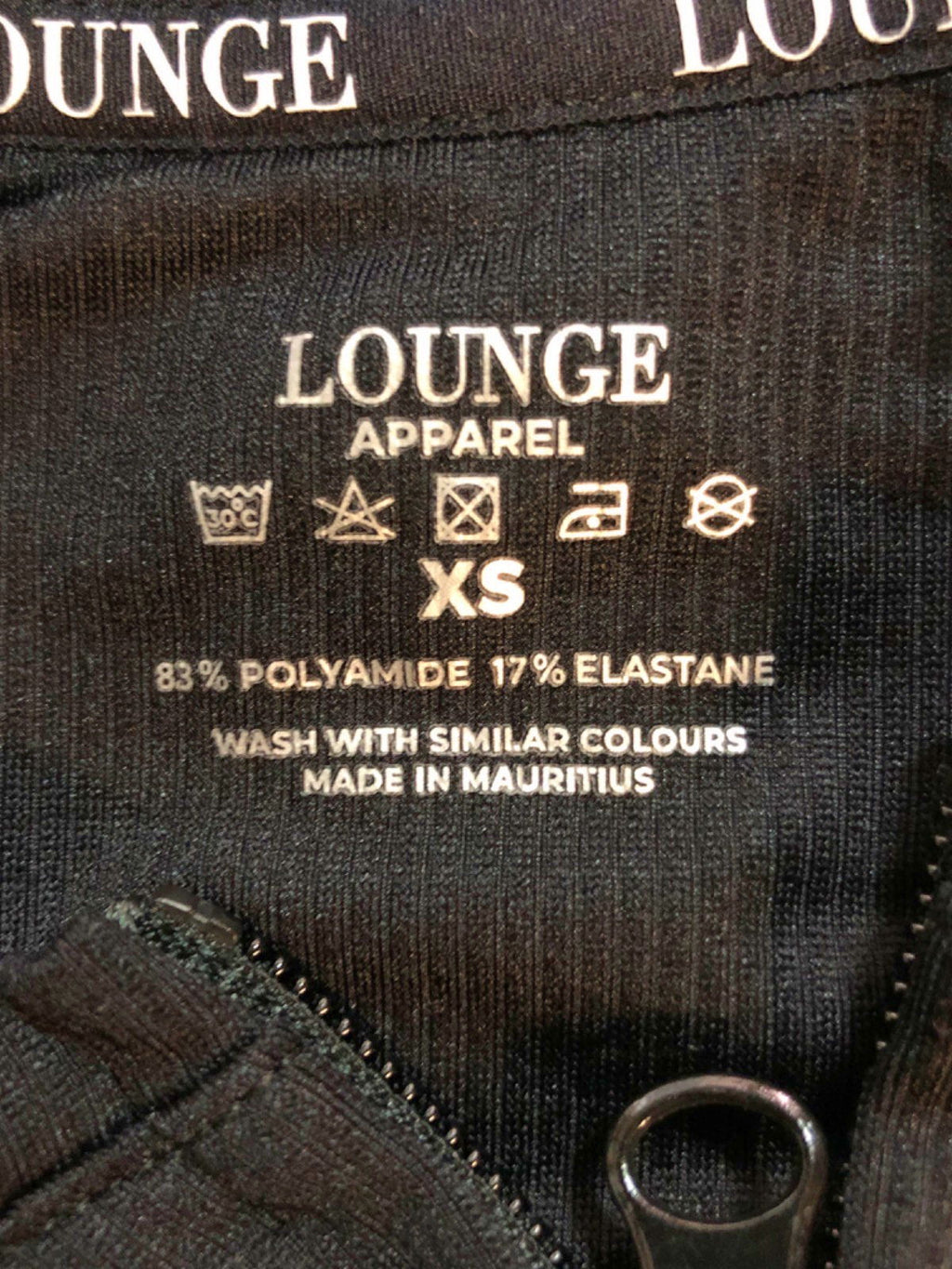 Lounge Black Long Sleeve Top XS