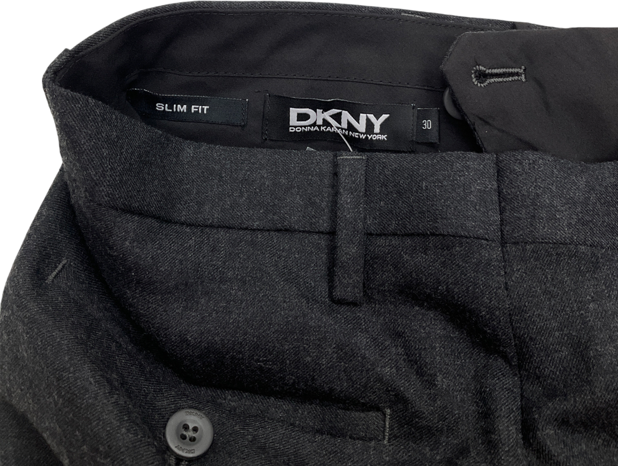 DNKY Slim Fit Grey Performance Trousers W30