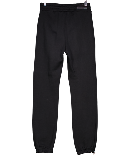 Amiri Black Logo Print Cotton Joggers UK XS