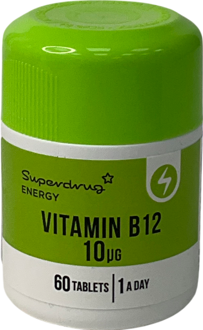 Superdrug Vitamin B12 Green 60 tablets