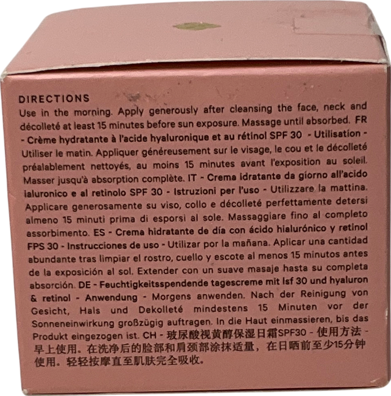 MZ Skin Hydrate & Nourish Age Defence Retinol Day Moisturiser Spf30 50ml