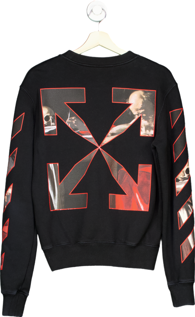 Off-White Black Caravaggio Painting sweatshirt UK XS