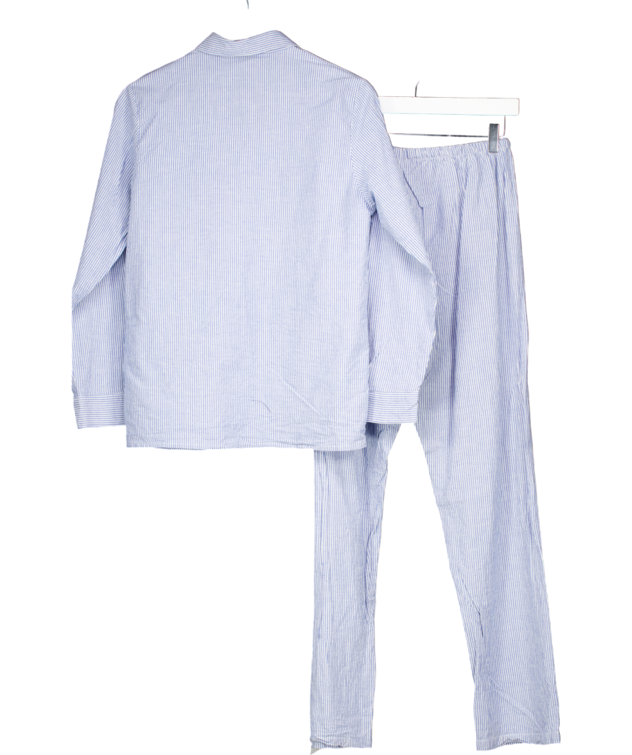 The NAP Co. Blue And White Striped Pyjama Set UK S