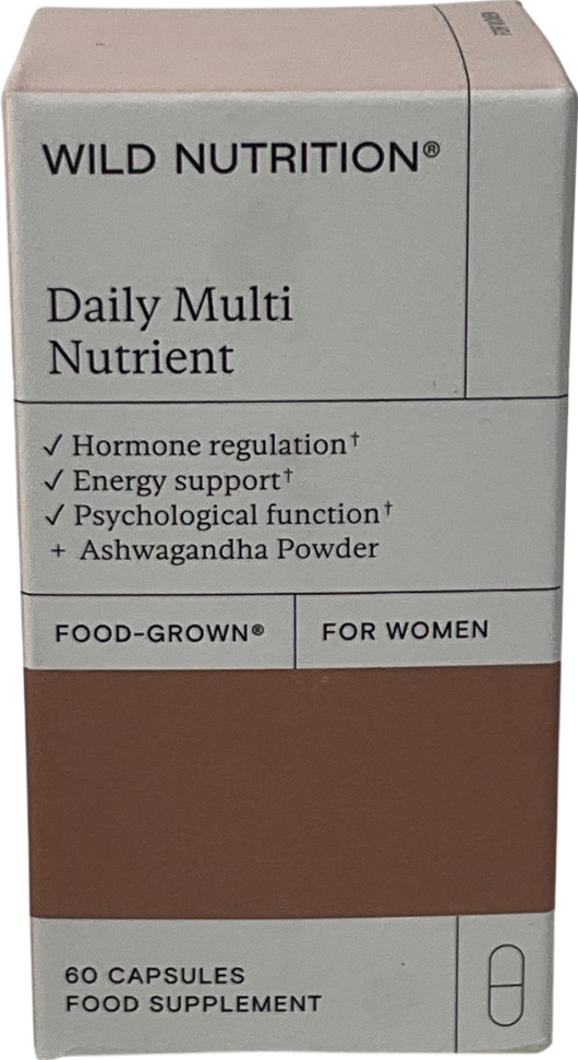 Wild Nutrition Food-grown® Women's Daily Multi Nutrient 60 capsules