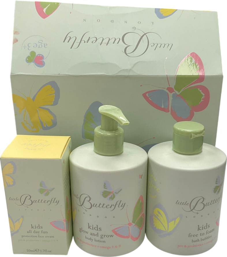 little butterfly White Baby Care Set One Size