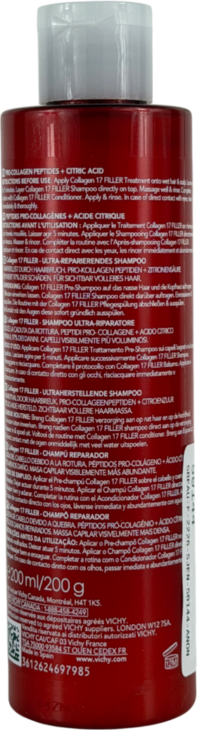 Vichy Dercos Collagen Filler - Fortifying Shampoo 200ml