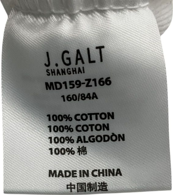 John Galt White Brooklyn Baby T-shirt One Size