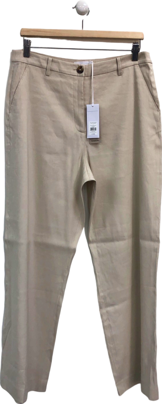 The White Company Beige Trousers UK 12