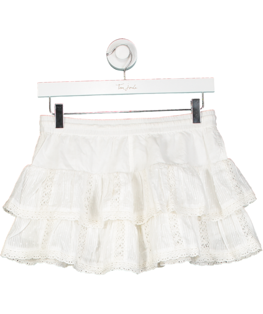 Bahabini White Embroidery Skort Poupette UK S/M