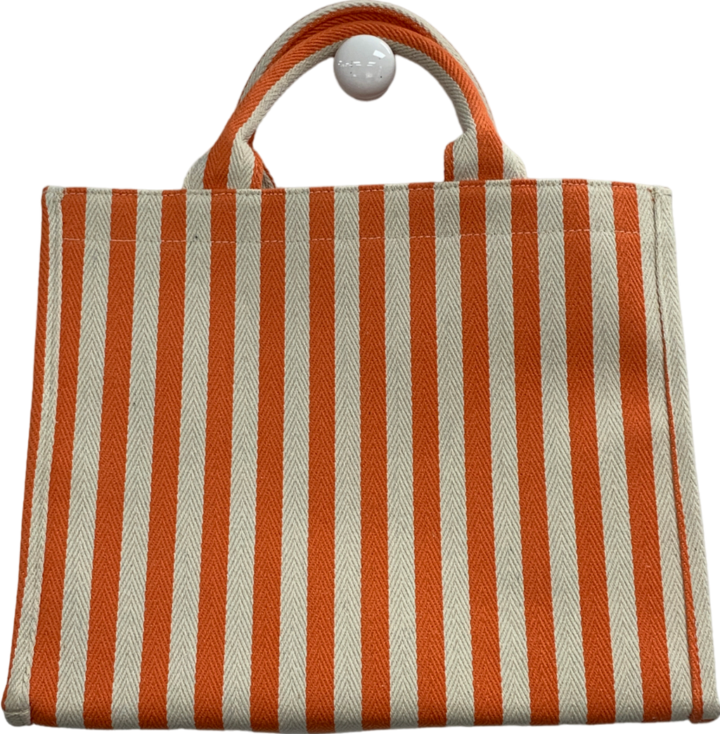 temple spa Orange Stripe canvas small Tote Bag