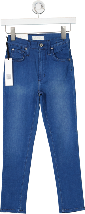 James Jeans Blue High Rise Skinny Crop Jeans W24
