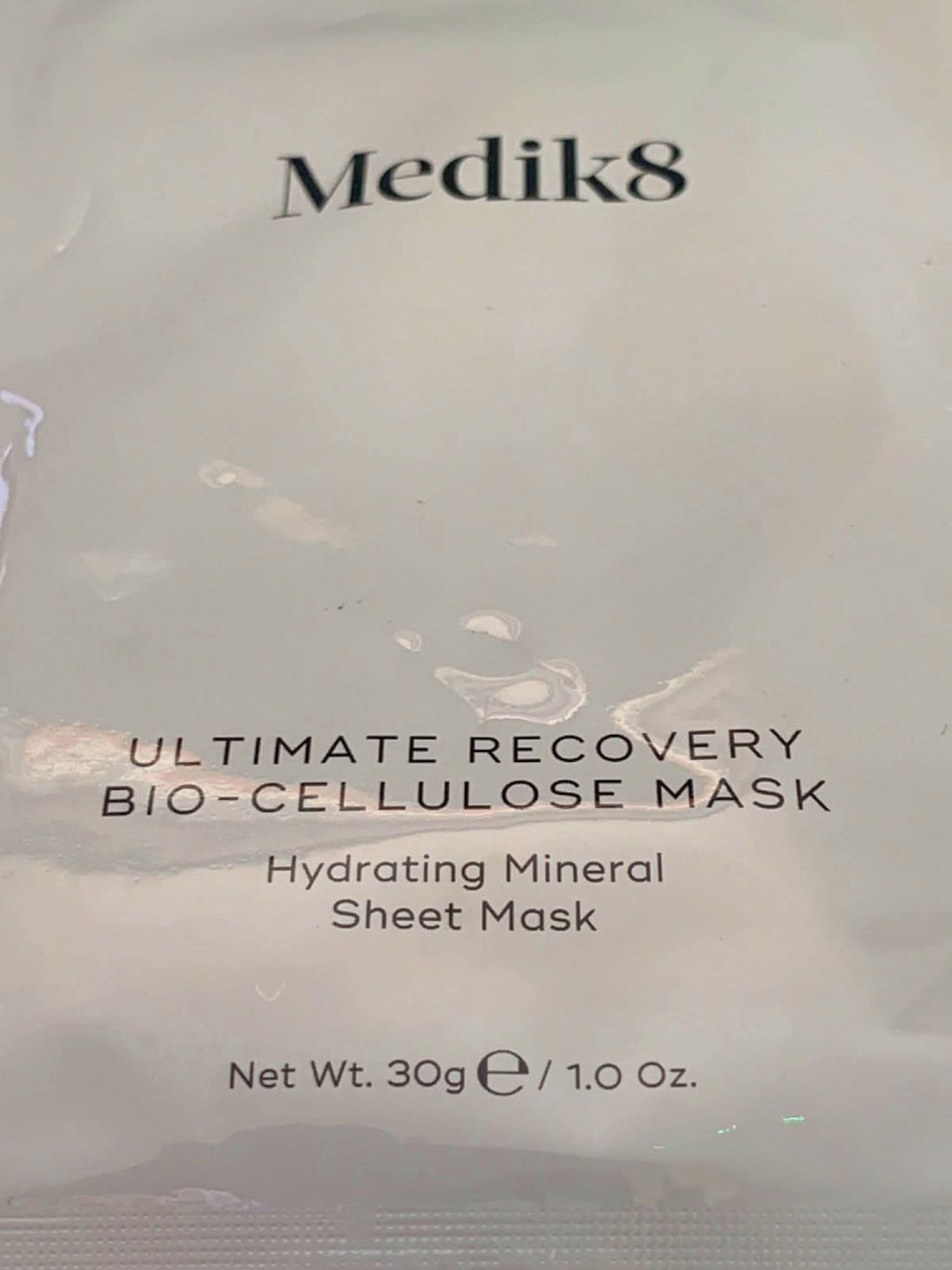 Medik8 Ultimate Recovery Bio-Cellulose Face Mask Hydrating Mineral Sheet Mask 30g