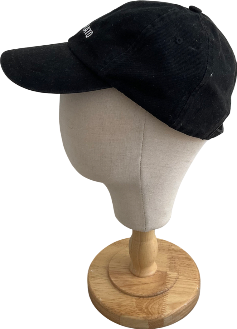 AXEL ARIGATO Black Aa Logo Baseball Cap One Size