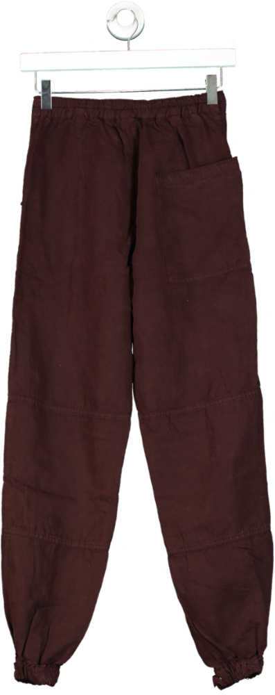 AllSaints Dark Wine Red Val Trouser UK 6