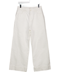Meshki White Kaitlyn Cropped Wide Leg Jeans W29