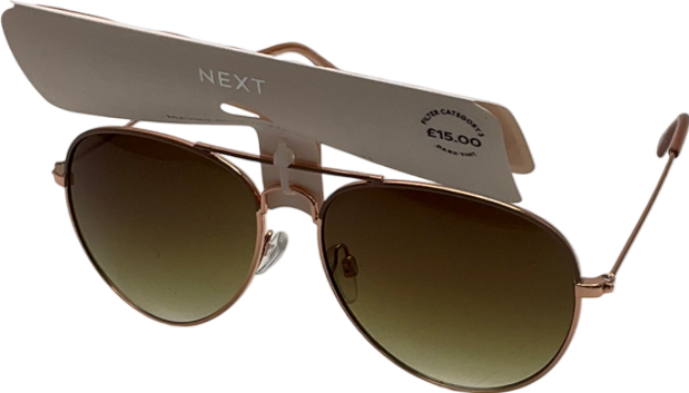 Next Metallic Aviator Sunglasses One Size