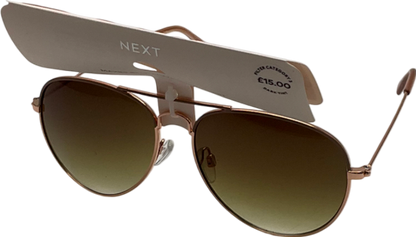 Next Metallic Aviator Sunglasses One Size