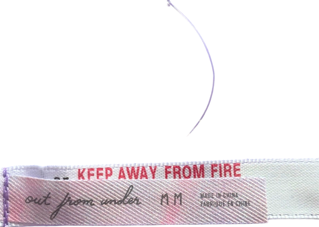 Out From Under Purple Seamless Ruffle Knickers UK M