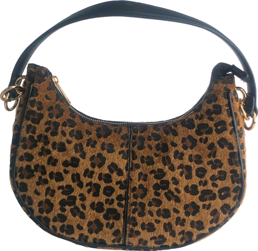 New Look Leopard Print Shoulder Bag One Size
