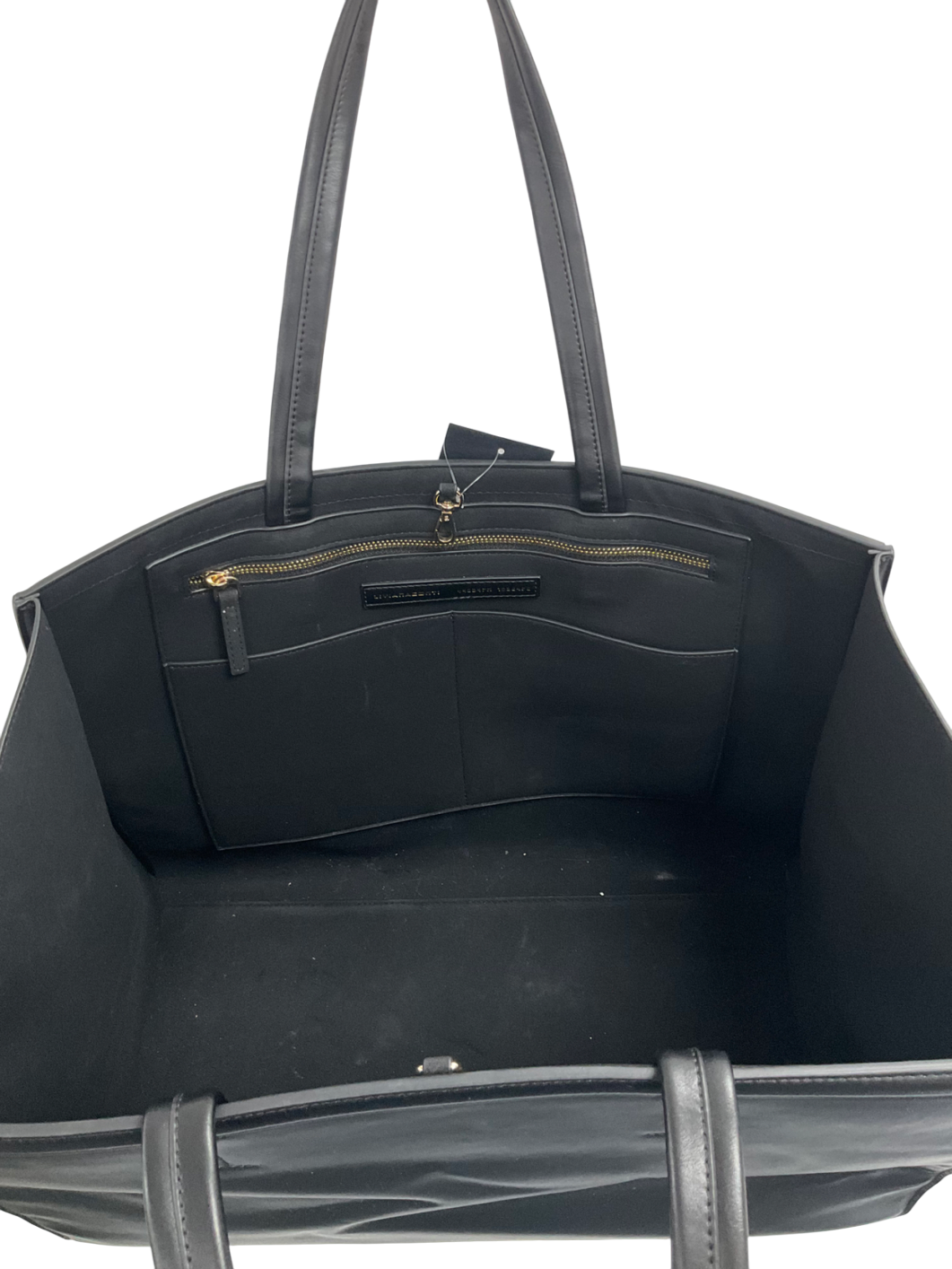 liviana conti BlackVegan Leather Maxi Tote Bag