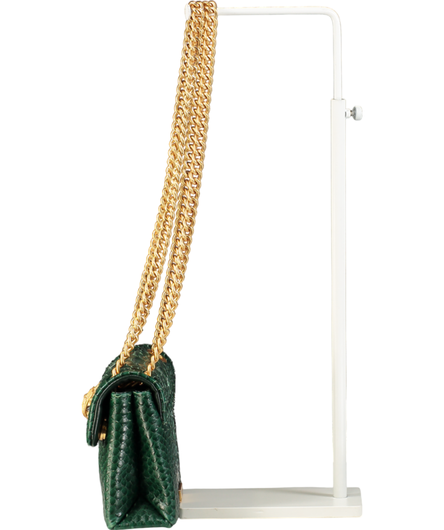 Kurt Geiger Green Mini Leather Kensington Bag