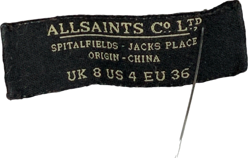 AllSaints Purple Burgundy Knitted Cardigan UK 8