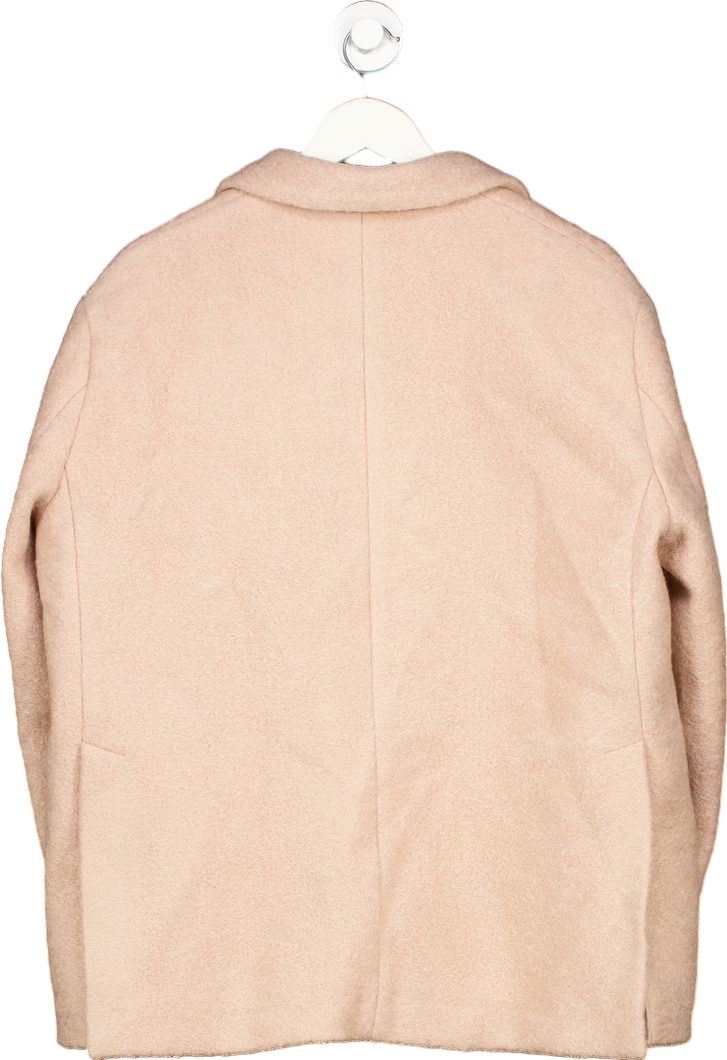 Vicolo Beige Wool Blend Coat UK S