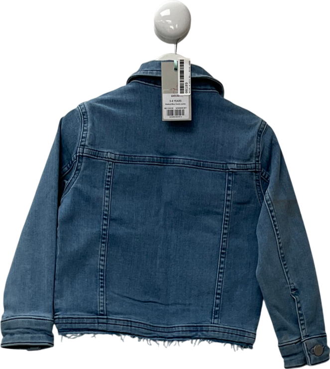 Mintie by Mint Velvet Washed Blue Denim Jacket 4 Years