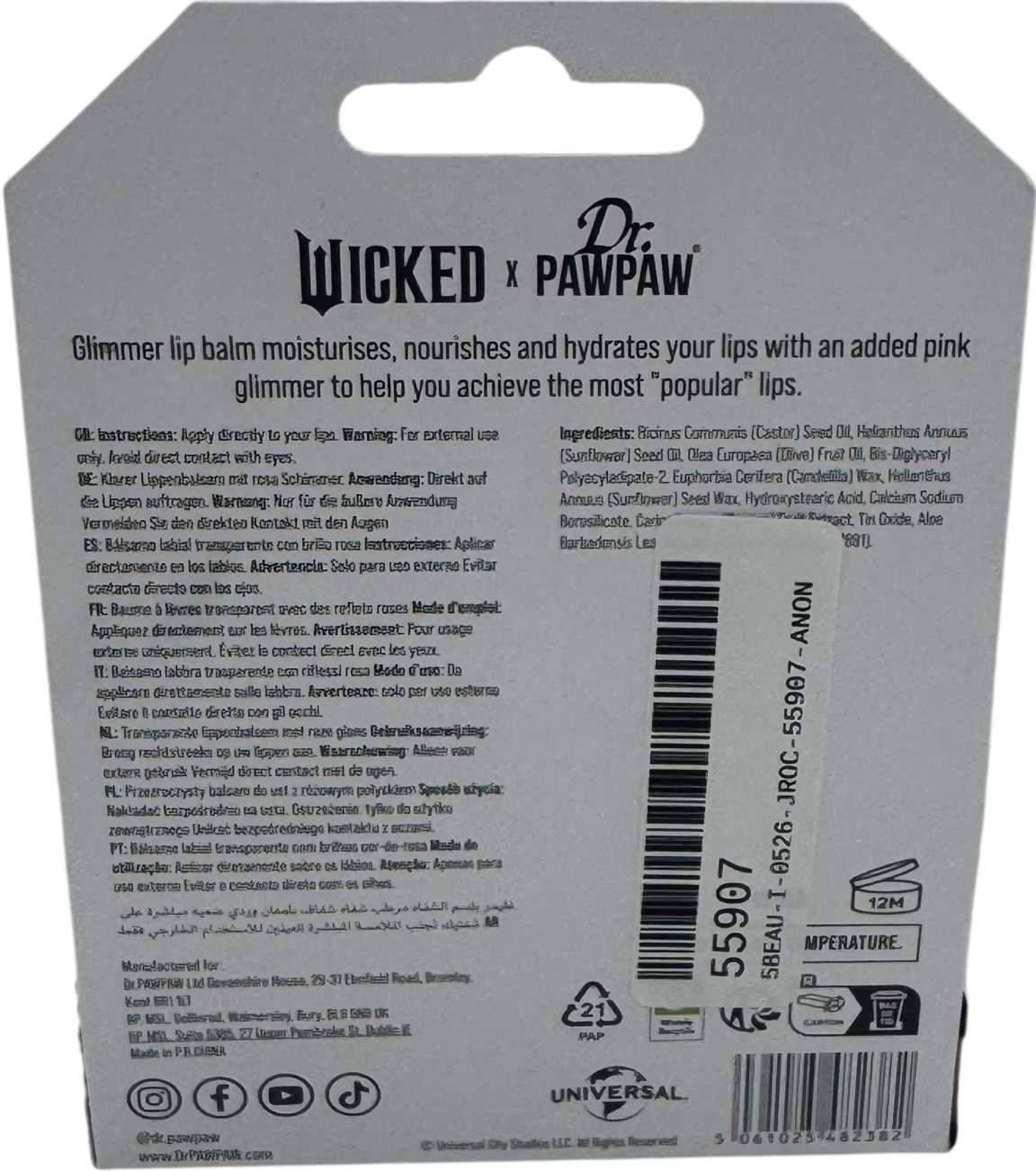 Wicked Dr. Pawpaw Glistening Balm 3g