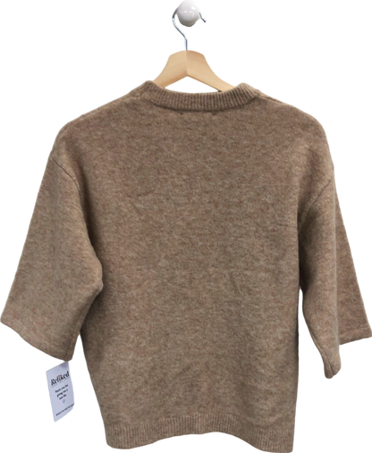 New Look Beige Knitted Jumper S