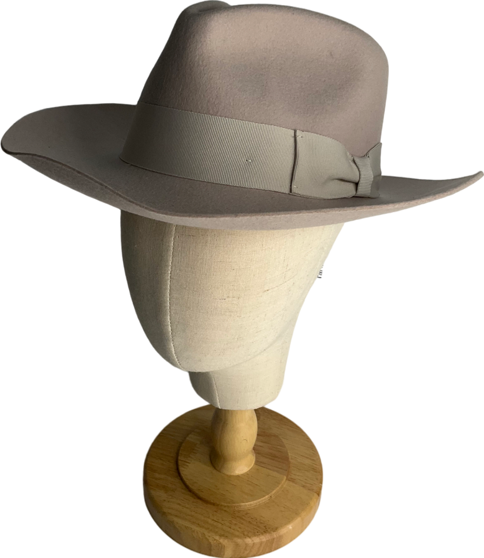 Gladwin bond Nude Grace Snap-brim Wool Fedora Hat UK S