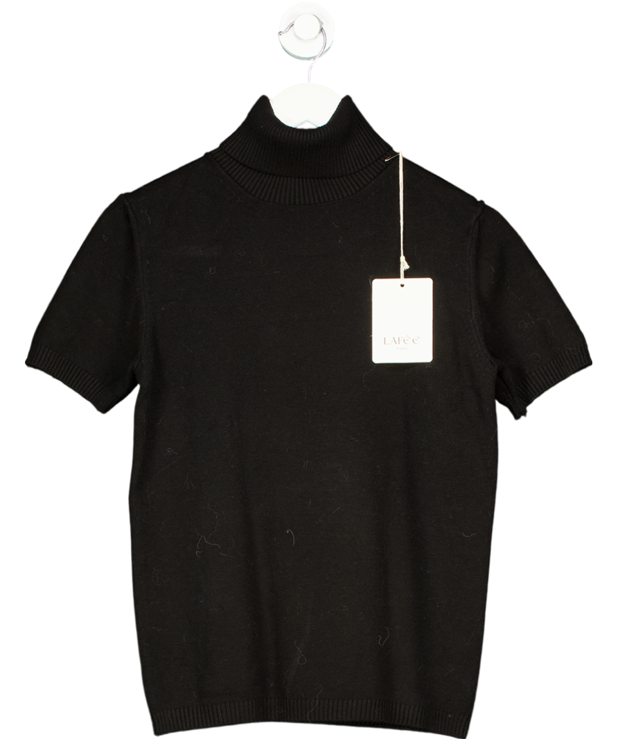 Law & co Black Lafee Short Sleeve Polo Neck One Size