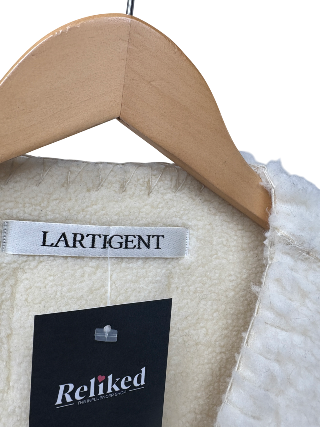 Lartigent Cream Fleece Gilet One Size