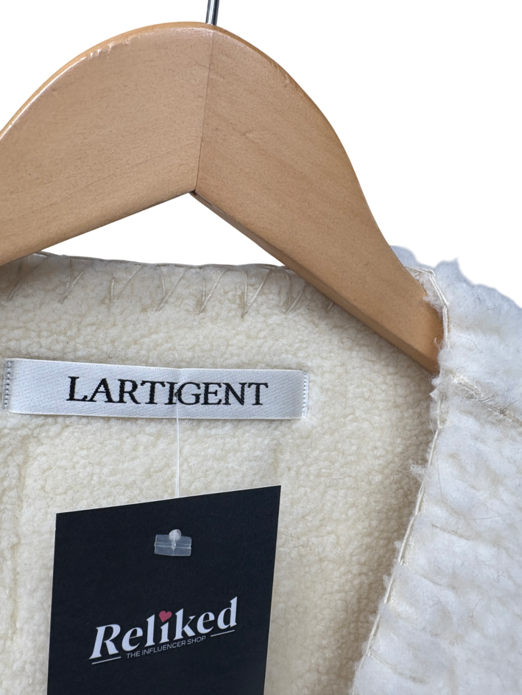Lartigent Cream Fleece Gilet One Size