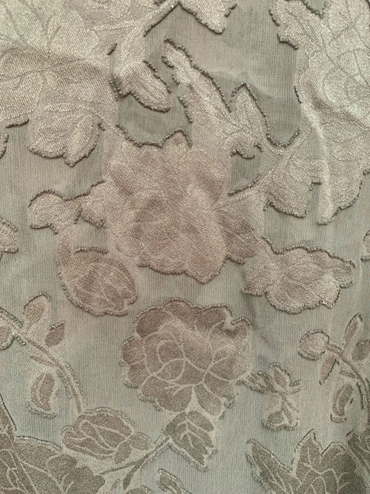 Live Unlimited Black Long Sleeve Floral Sheer Blouse UK 26