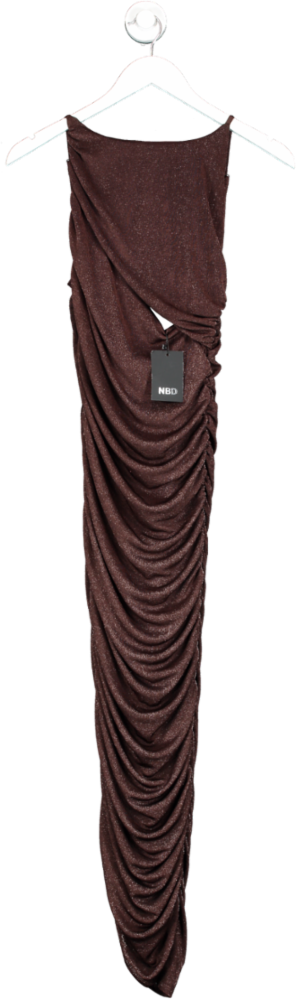 NBD Brown Guillerma Dress UK XS
