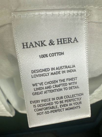 Hank & Hera White 100% Cotton Dress UK XS