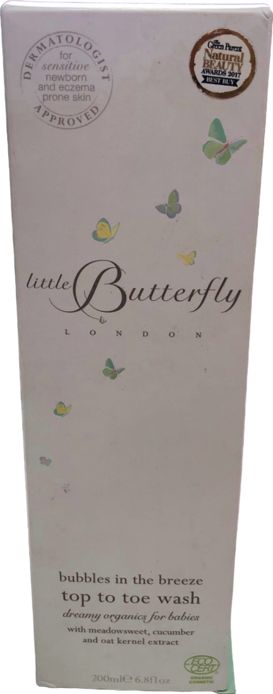 Little Butterfly London Bubbles in the Breeze Top to Toe Wash 200ml