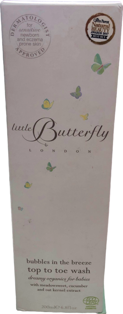 Little Butterfly London Bubbles in the Breeze Top to Toe Wash 200ml