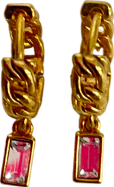 Orelia Metallic Huggie Hoop Earrings