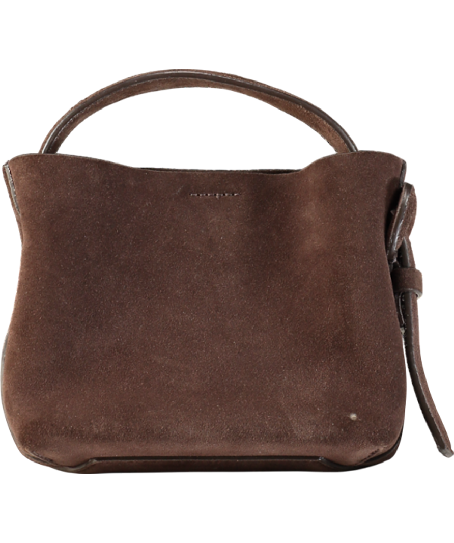 Arket Brown Suede Crossbody Bag
