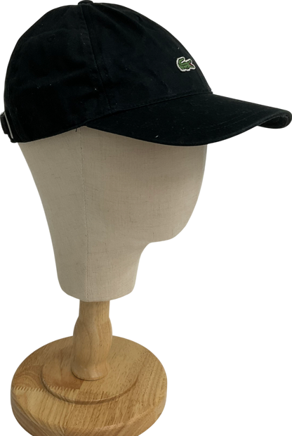 Black Lacoste Gab Cap Mens One Size